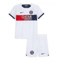 Paris Saint-Germain Fußballbekleidung Auswärtstrikot Kinder 2023-24 Kurzarm (+ kurze hosen)